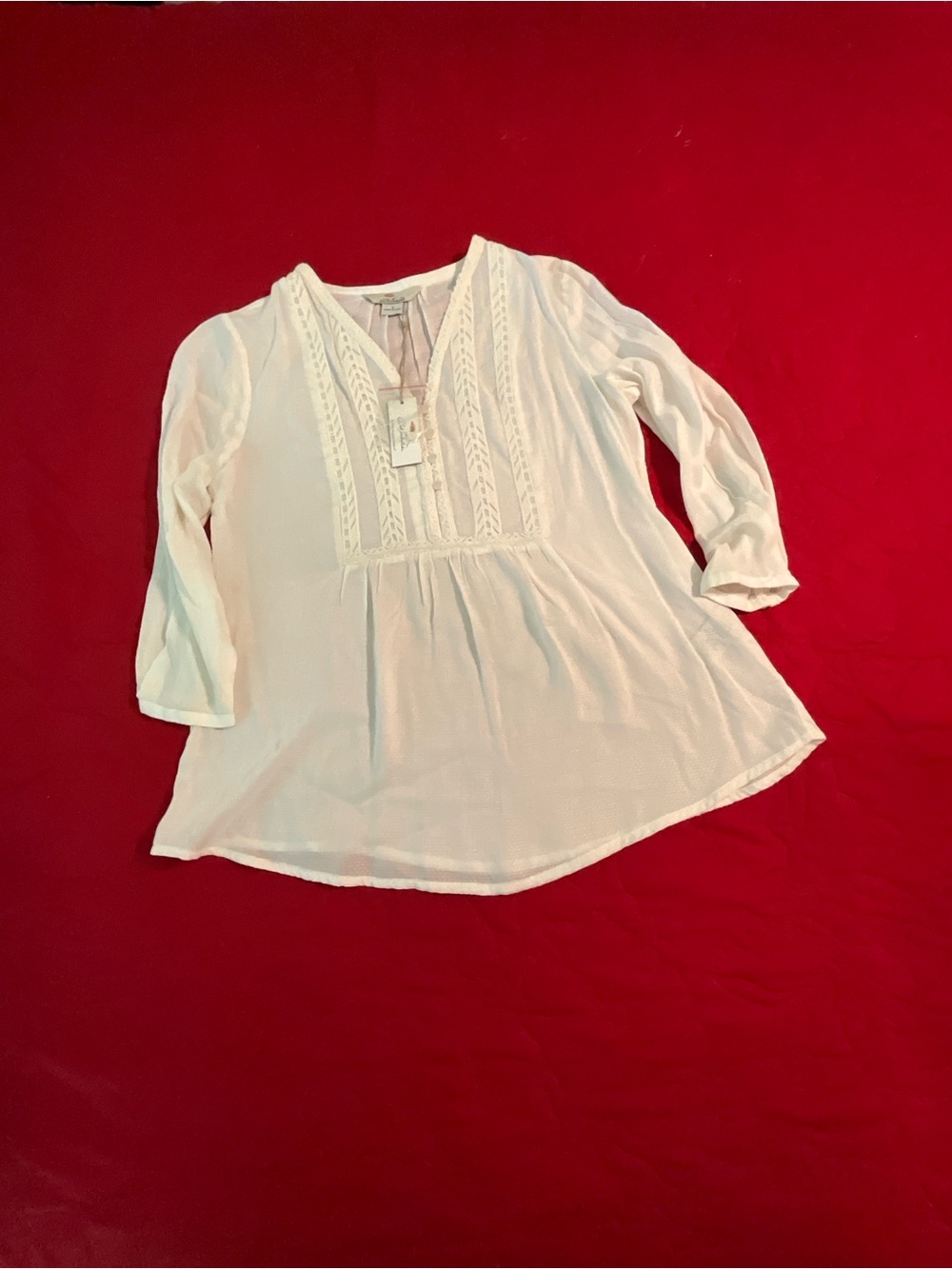 NWT Bob Timberlake Women’s Peasant Blouse small